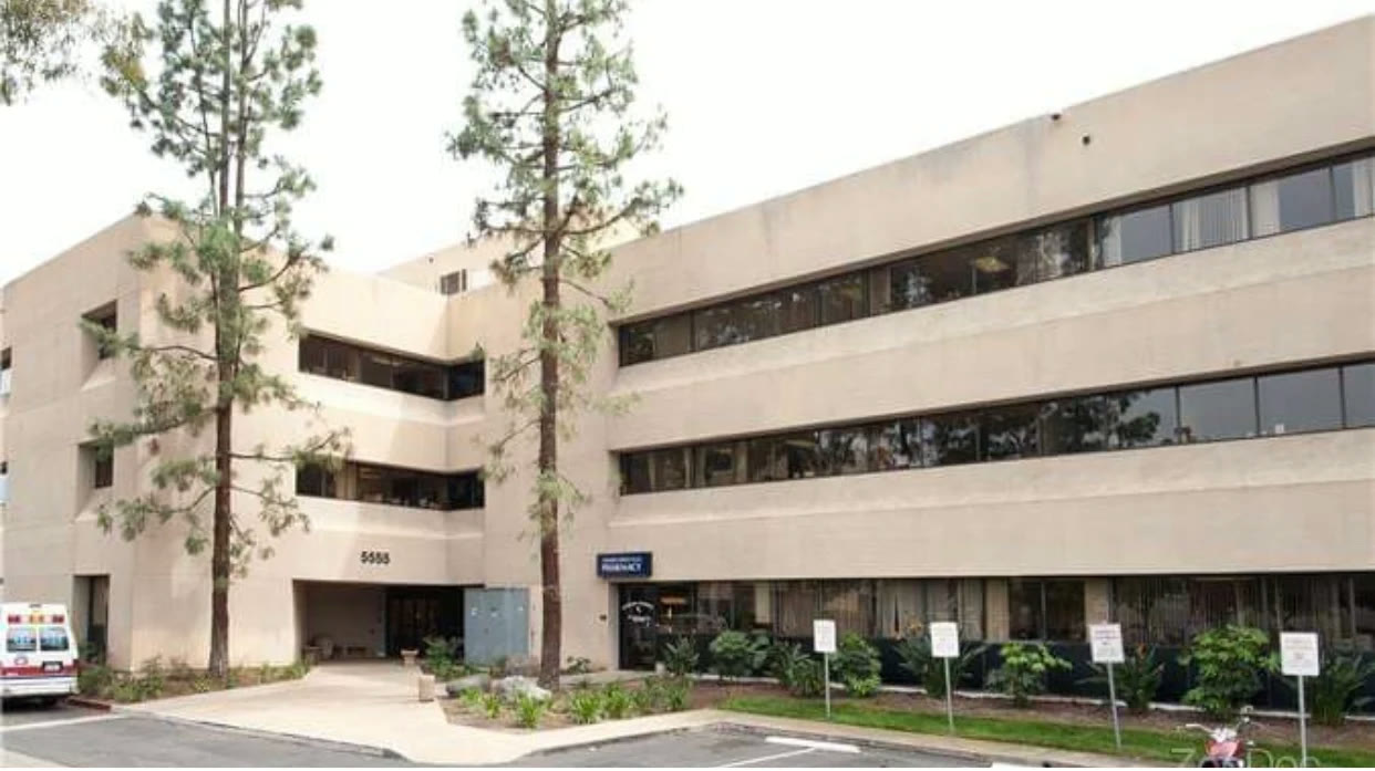 Exterior of the medical office building at 5555 Reservoir Drive, San Diego