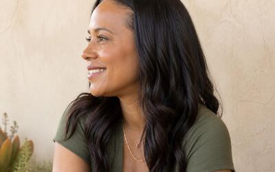 Profile of a woman in soft natural daylight